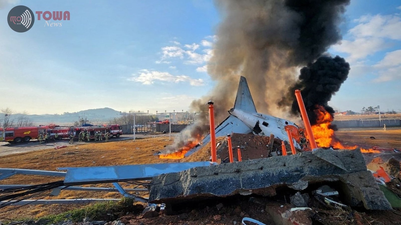 Korban Tewas Kecelakaan Pesawat Jeju Air di Korea Selatan Bertambah Menjadi 62 Orang