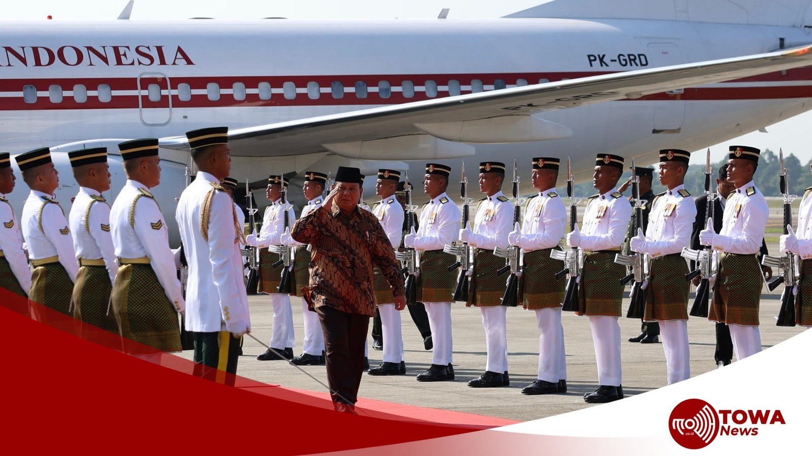 Presiden Prabowo Tiba di Malaysia, Siap Tingkatkan Sinergi Strategis Indonesia-Malaysia