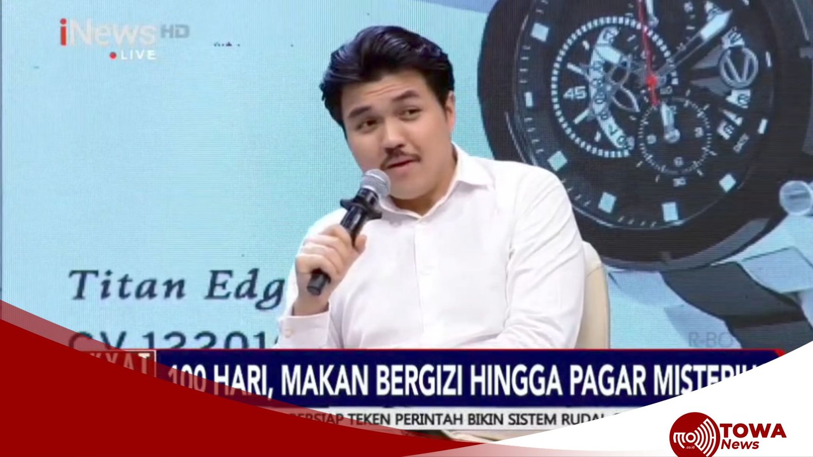 Astrio Feligent di iNews TV: Investasi Rp300 Triliun, Gizi Gratis, dan Kepastian Hukum Prioritas Prabowo