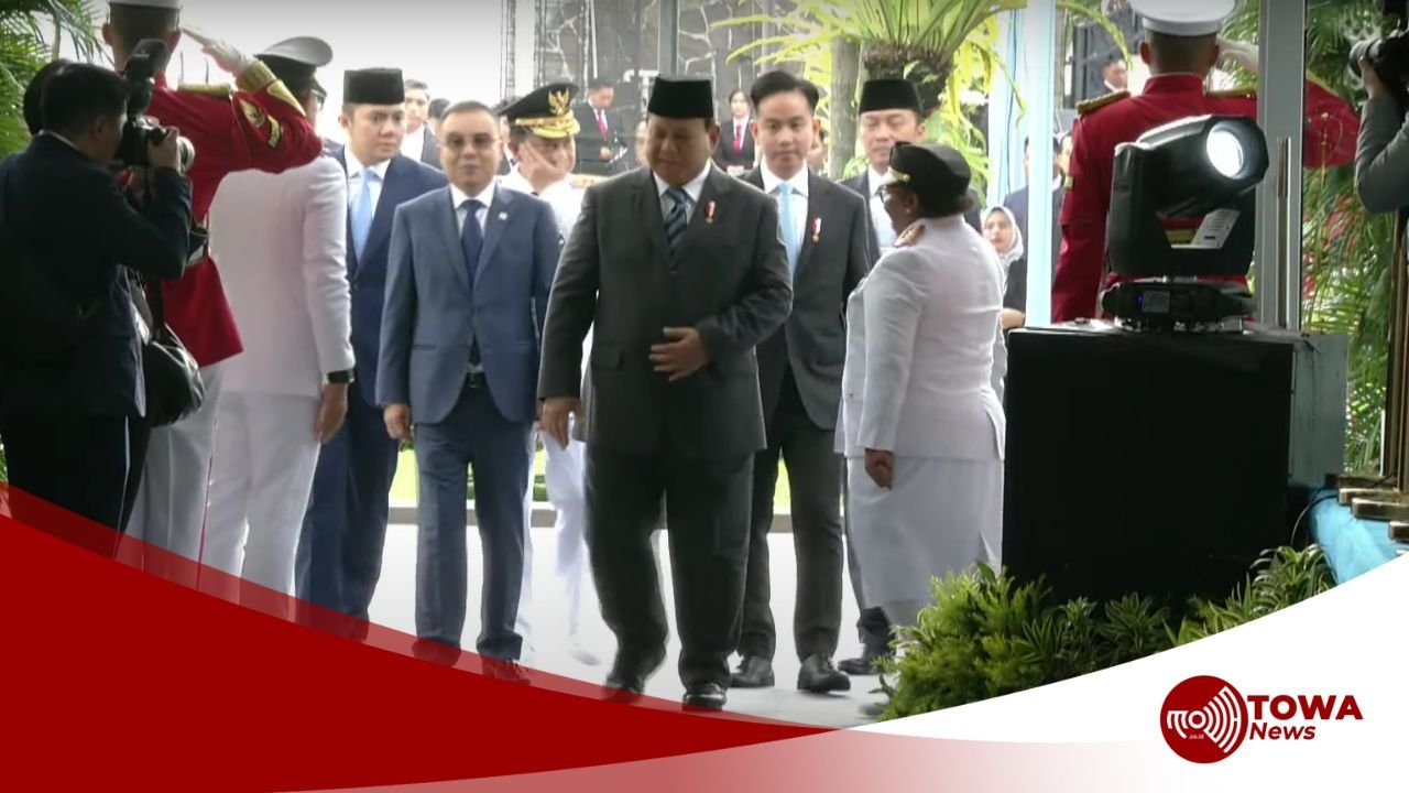 Didampingi Dasco dan Gibran, Presiden Prabowo Hadiri Pelantikan 961 Kepala Daerah
