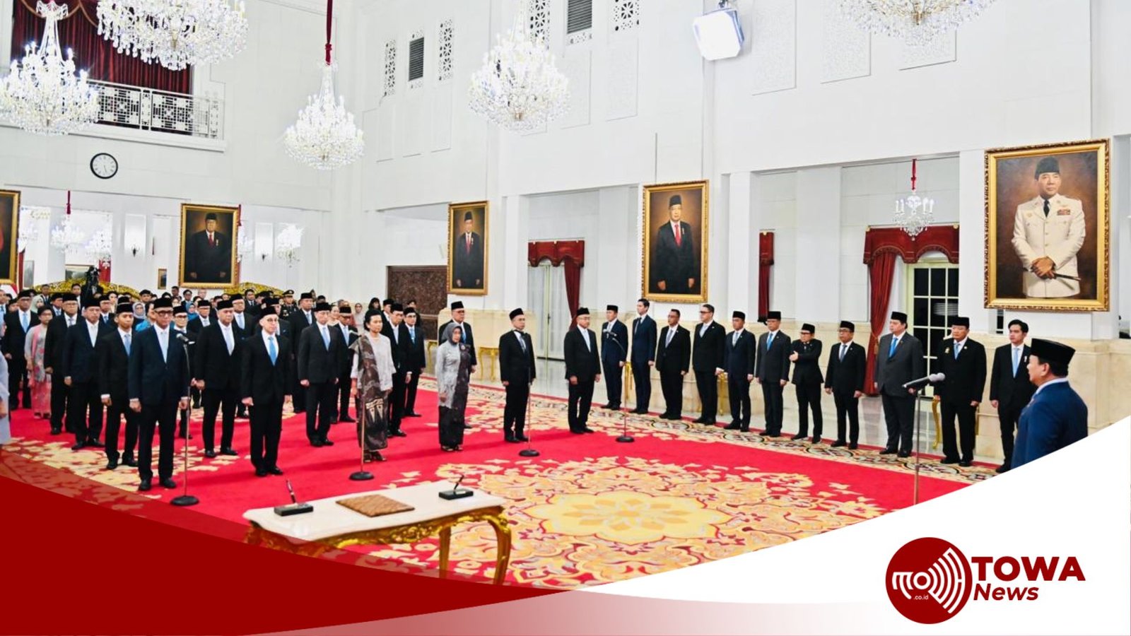 Prabowo Lantik 31 Dubes RI, Ada Eks Hakim MK, Jenderal, dan Politisi Senior!