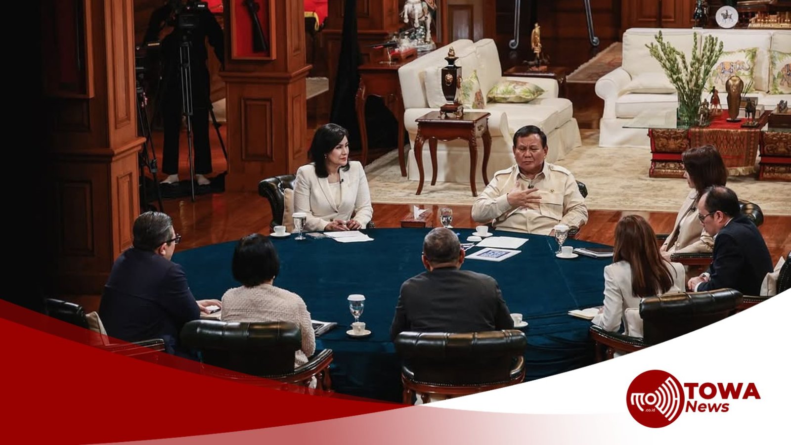 Diskusi Santai di Hambalang, Presiden Prabowo Tunjukkan Kepemimpinan Open-Minded Lewat Dialog dengan Pemred