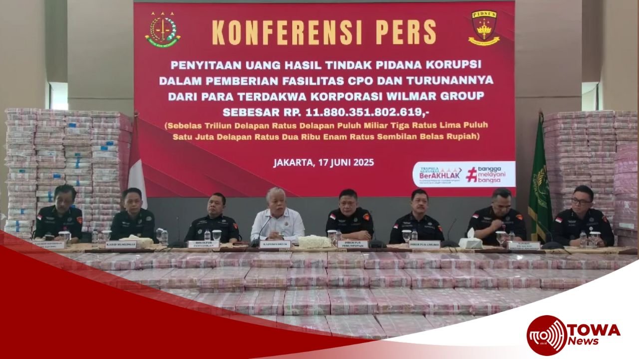Kasus CPO Meledak: Kejagung Sita Uang Rp11,8 Triliun dari Wilmar Group