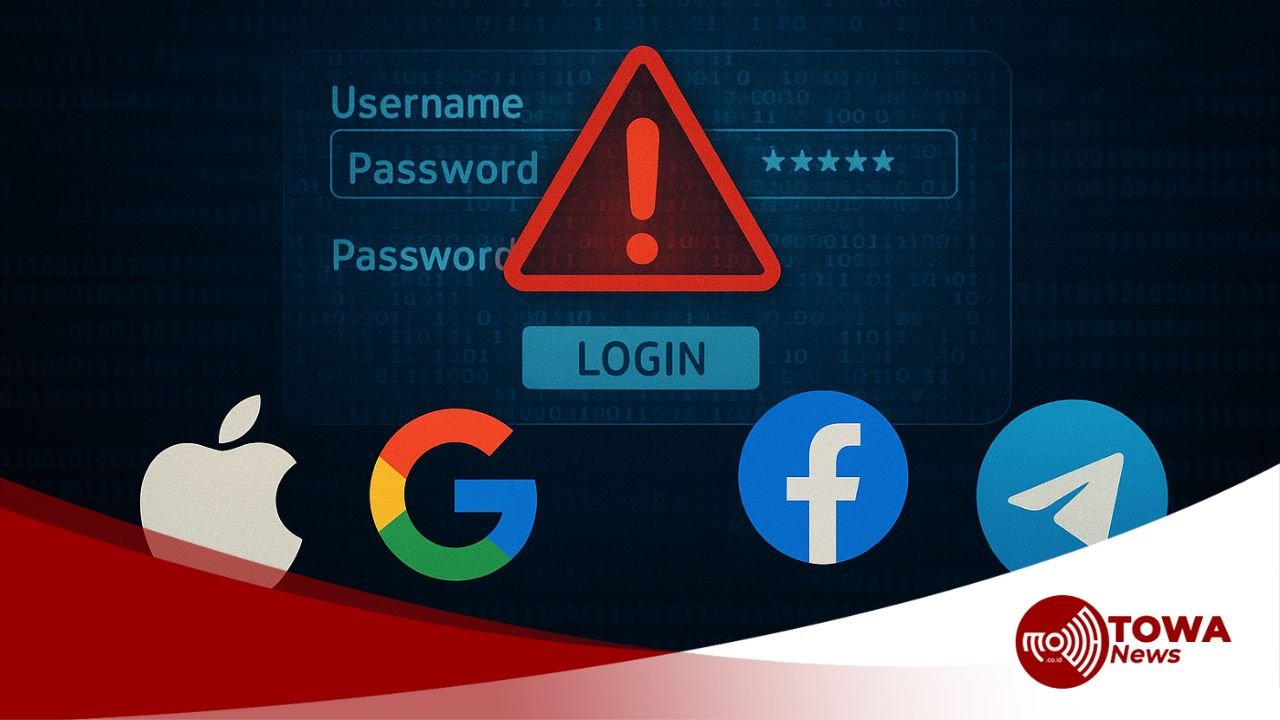 16 Miliar Data Login Bocor, Pengguna Apple, Google, Facebook hingga Portal Pemerintahan Terancam