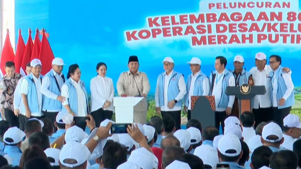 Presiden Prabowo Resmi Meluncurkan 80.000 Koperasi Desa/Kelurahan Merah Putih di Seluruh Indonesia