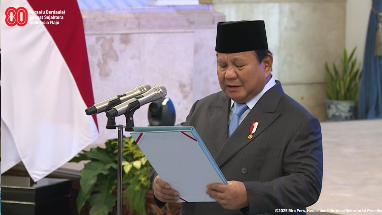 Prabowo Lantik 8 Duta Besar, Indonesia Kini Punya Dubes di Amerika Serikat
